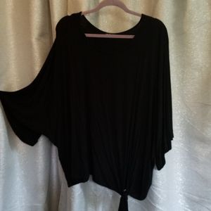 Plus size batwing top
